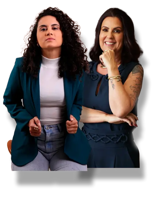 Duda Vet Livre e Adriana Bezerra, anfitriãs do evento